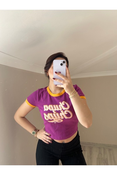 Kısa Kollu Chupa Chups Baskılı T-Shirt
