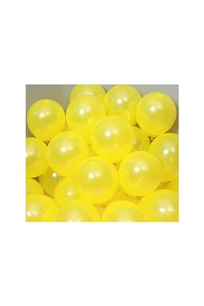 as balon Yellow Metallic Balloon - Pack of 100