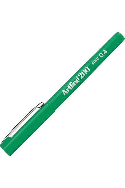 artline Green 200 N Fine Felt Tip Pen 04