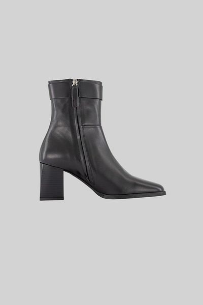HUGO Women's Leather Boots Black