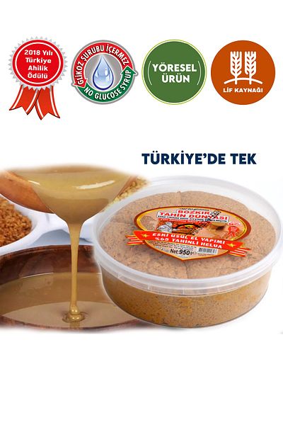 BOZKIR TAHİN DÜNYASI Old Usul Halva - Bozkır Tahini World Handmade, 950 Gr.