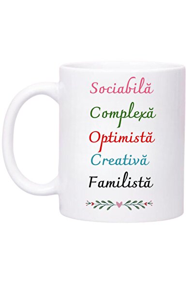 OEM Εξατομικευμένη λευκή κούπα με όνομα και χαρακτηριστικά προσωπικότητας, Cr...