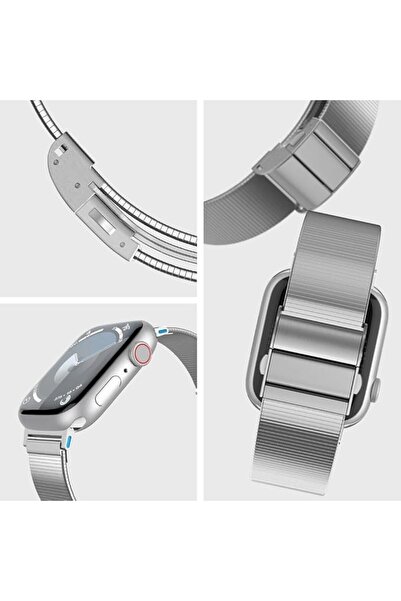 Spigen Sleek Link for Apple Watch Series 10 42mm, 9/8/7 41mm, SE2/SE/6/5/4 40mm, 3/2/1 38mm - Silver