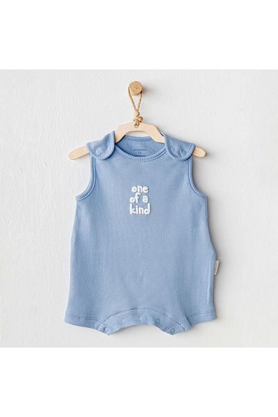 andywawa Ac25895 Romper Basic Baby Jumpsuit Blue