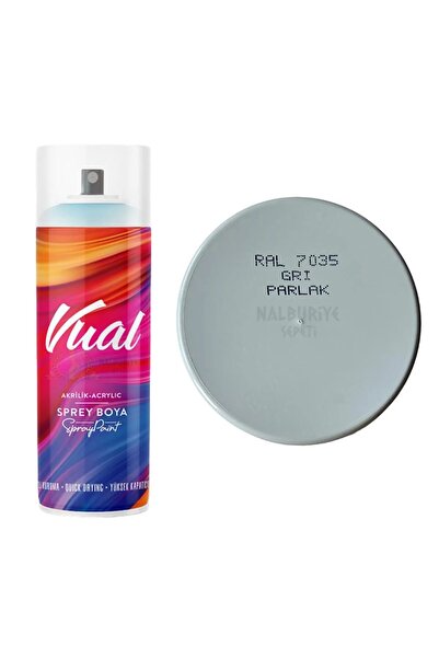 Akçalı Vual Sprey-400 ml Gri Parlak 7035