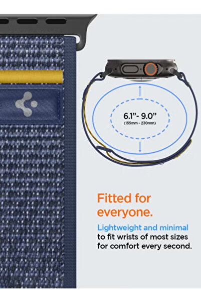 Spigen Athlex Air for Apple Watch Ultra 2/1 49mm, 46mm, 45mm, 44mm, 42mm - Active Navy