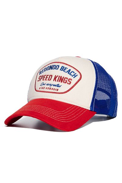 King Kerosin Trucker Hat with Mesh - Redondo Beach Embroidered Hat