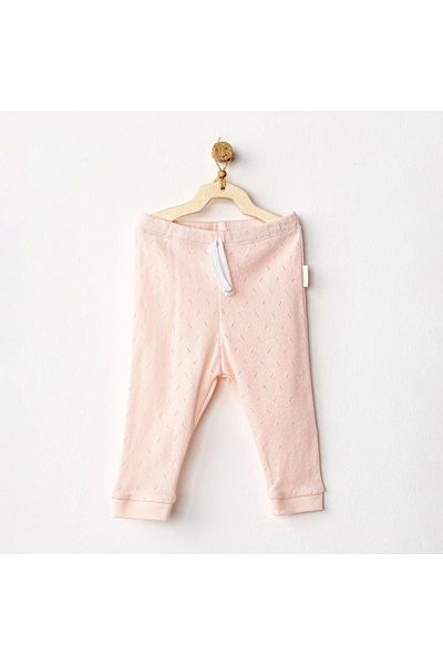 andywawa Ac24707 Jacquard Baby Pants Pink