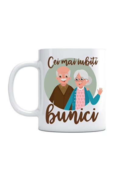 OEM Cana albă personalizată pentru bunici, INOVATIX®. 330 ml