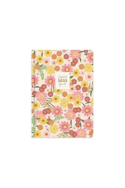 KESKİN COLOR A5 Sharp Color Hardcover Hard KP Weekly Agenda - Άνοιξη