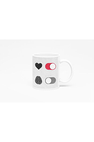 OEM Εξατομικευμένη λευκή κούπα LOVE ON, INOVATIX®. 330 ml