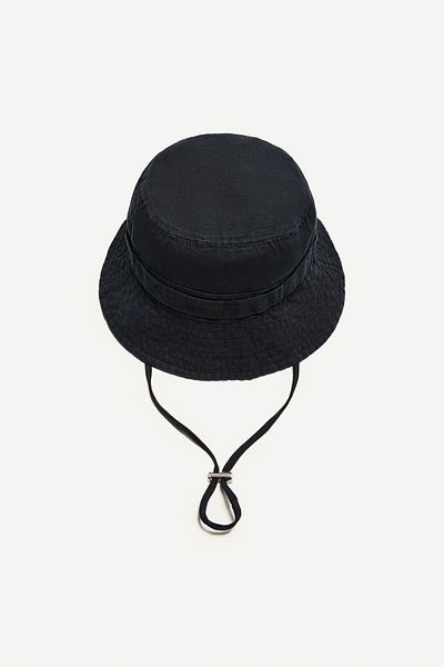 Bershka Faded-effect bucket hat