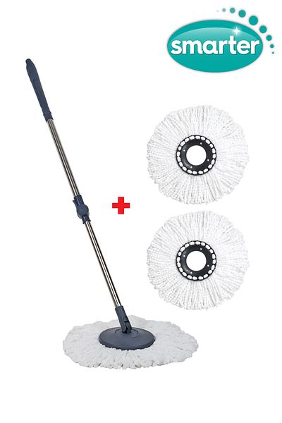 SMARTER Compatible with Automatic Cleaning Set Handle 3 Mop Mop Cleaning Set