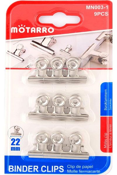 MOTARRO MN003-1 مشبك ورق - عبوة من قطعتين