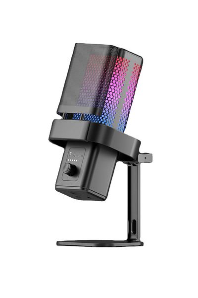 FlashHawk Professional Condenser Microphone with Pop Filter, Noise Reduction USB Dynamic
