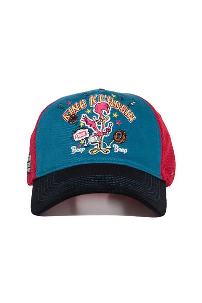King Kerosin Trucker Hat with Mesh - Beep Beep Embroidered Hat