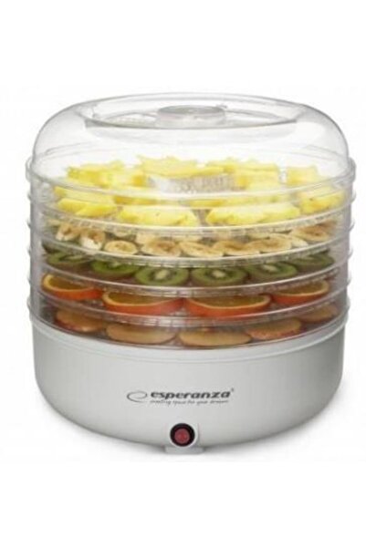 ESPERANZA Deshidrator fructe Esperanza EKD001 Chanpigno, 5 nivele, 125W (Alb)