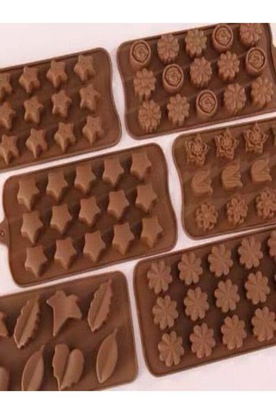 KURTULUŞ COMPANY Silicone Chocolate Mold and Ice Tray Mixed