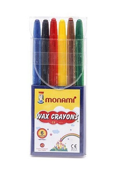 Monami Crayon 6 Colors