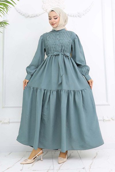giyze Φόρεμα Hijab με ζώνη Çağla 2247