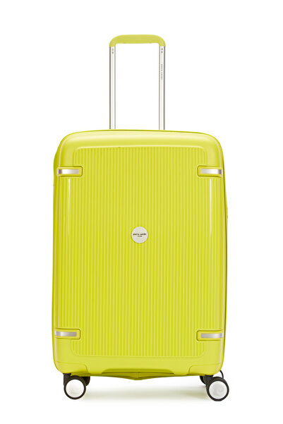 Pierre Cardin Orta Boy %100 Polipropilen Valiz Yeşil 04PC7070