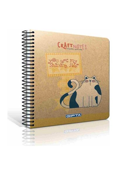 Gıpta Flat A4 Size, 100 Sheets Hard Door Notebook