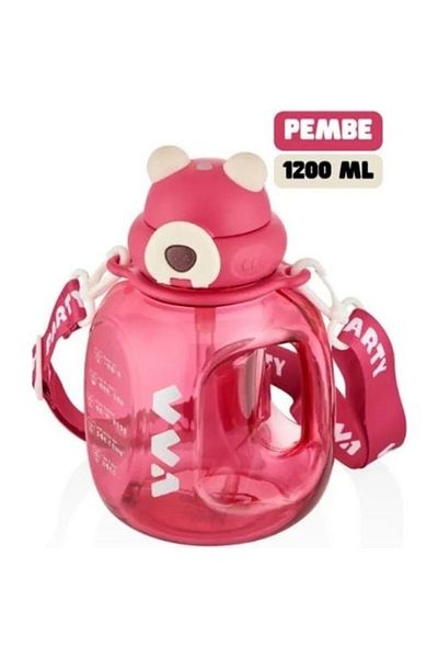 Vagonlife 1200 Ml Dark Pink Tritan Water Bottle