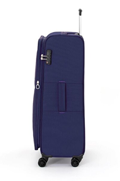 Pierre Cardin 2'li Valiz Seti Büyük Ve Orta Boy Lüx Kumaş Valiz Lacivert 04pc4200