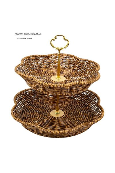 Amentes Τα μετρήματα του παρουσιαστή rattan στην εικόνα και το προϊόν θα έρθουν