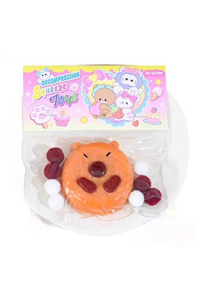 The Hub Jucarie Antistres Squishy, cu Revenire Lenta, Squeeze Pinch Family, Forma de Biscuite Rotund, Model