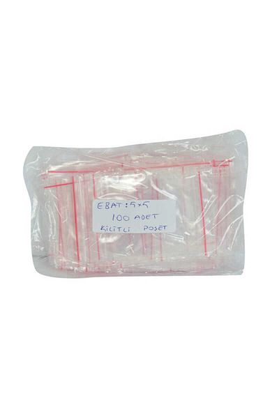 OEM Ziplock Nylon Bag Bag 5x5 Cm Transparent 100 Pieces 1 Pack