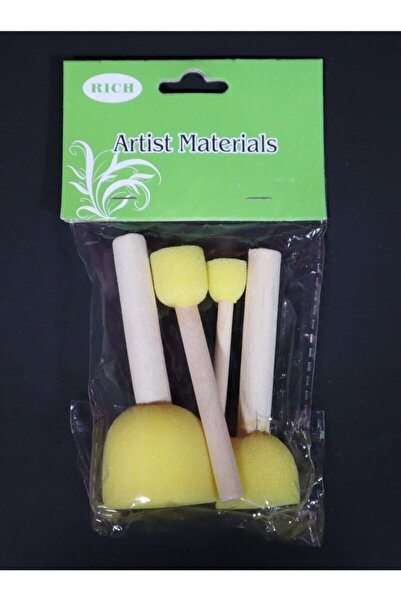 Rich Boya Rich Pon Pon Fırça 4lü Set