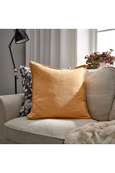 IKEA LAGERPOPPEL Cushion Cover Yellow-Beige 50x50 cm – IKEA – 100% Recycled Polyester
