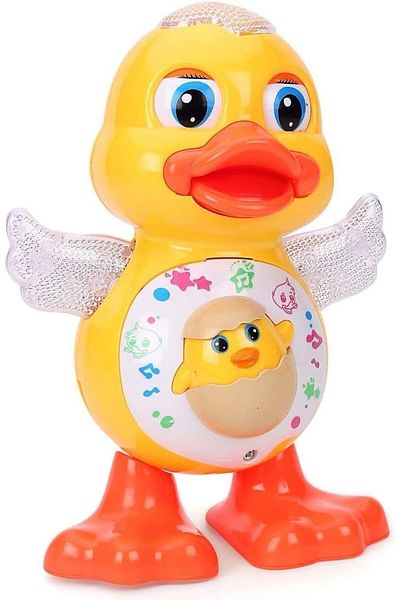 AWH Dancing Duck with Music, Flashing Lights & Real Dancing Moves – Fun Musical Toy for Toddlers