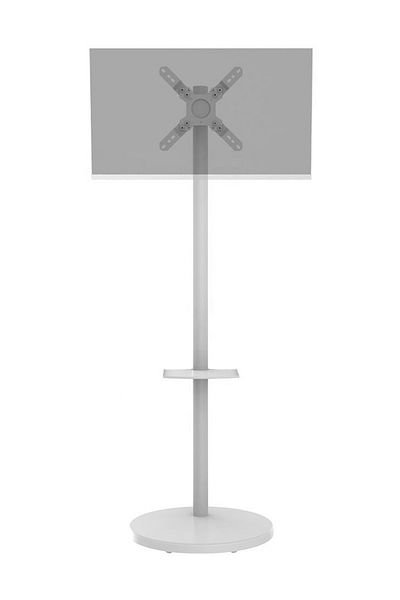 FlashHawk Mobile Floor Monitor Stand with Metal Tray for 14-40 Inch Screens
