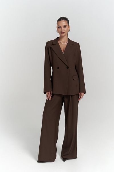 Mai Halvyn Slim Fit Blazer Kaffee Anzug