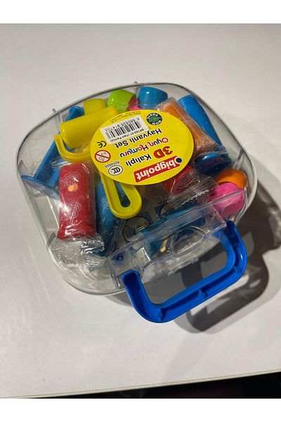 Bigpoint 3D Animals Set - Blue Play Dough and Molds