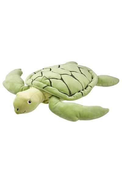 IKEA ​IKEA BLÅVINGAD Soft Toy Turtle – Green Plush Toy, 44 cm, Eco-Friendly and Educational