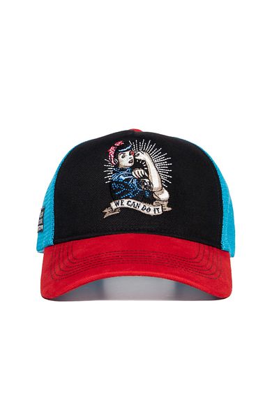 King Kerosin Queen Kerosin Snow White Embroidered Hat - We Can Do It Embroidered Hat