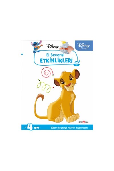 Beta Kids Disney Eğitsel Simba El Becerisi Etkinlikleri Yazıya Hazırlık