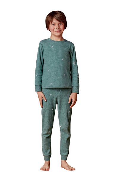 Nautica Boy's Green Pajama Suit B634