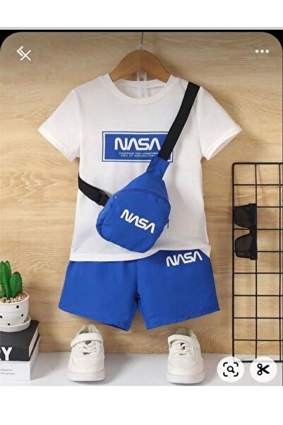VESTIR BIEN Nasa Printed Children's Top and Bottom Set