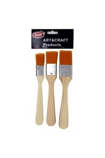Rich Ekonomik Zemin Fırça Seti - 3'lü Set