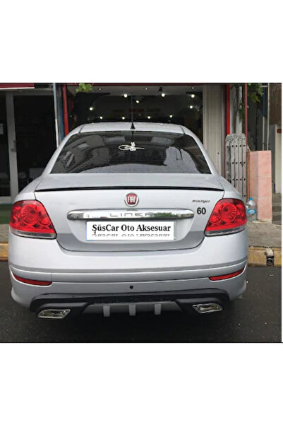 caralp Fiat Linea 2007-2018 Uyumlu Bagaj Üstü Spoiler Bagaj Çıtası Piano Black