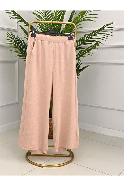 Enans Design Ženske široke noge pantalone