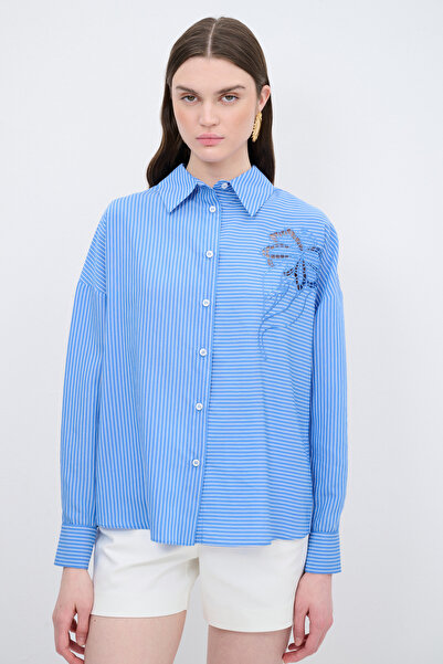 Love My Body Çizgili Gömlek