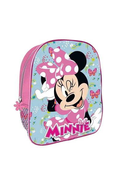 Minnie Mouse Kindergarten backpack, 26x7x20 cm, adjustable straps, multicolor, Flower Smile, Minnie Mouse