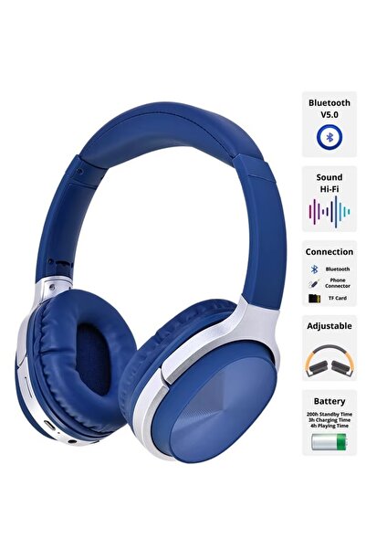 JUNGLEE BLUETOOTH KULAKLIK SD KART VE AUX GİRİŞLİ ŞARJLI KABLOSUZ KULAKLIK Mİ...