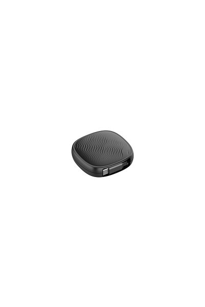 iOsuite كابل TPE قابل للسحب (USB-C) إلى (USB-C) 60 واط - 1.0 متر - أسود