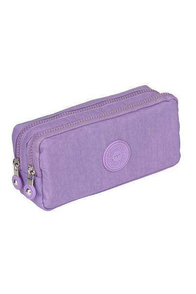 Relaxion Αδιάβροχη θήκη για στυλό 2 θέσεων Purple Crinkle Fabric - RLX124